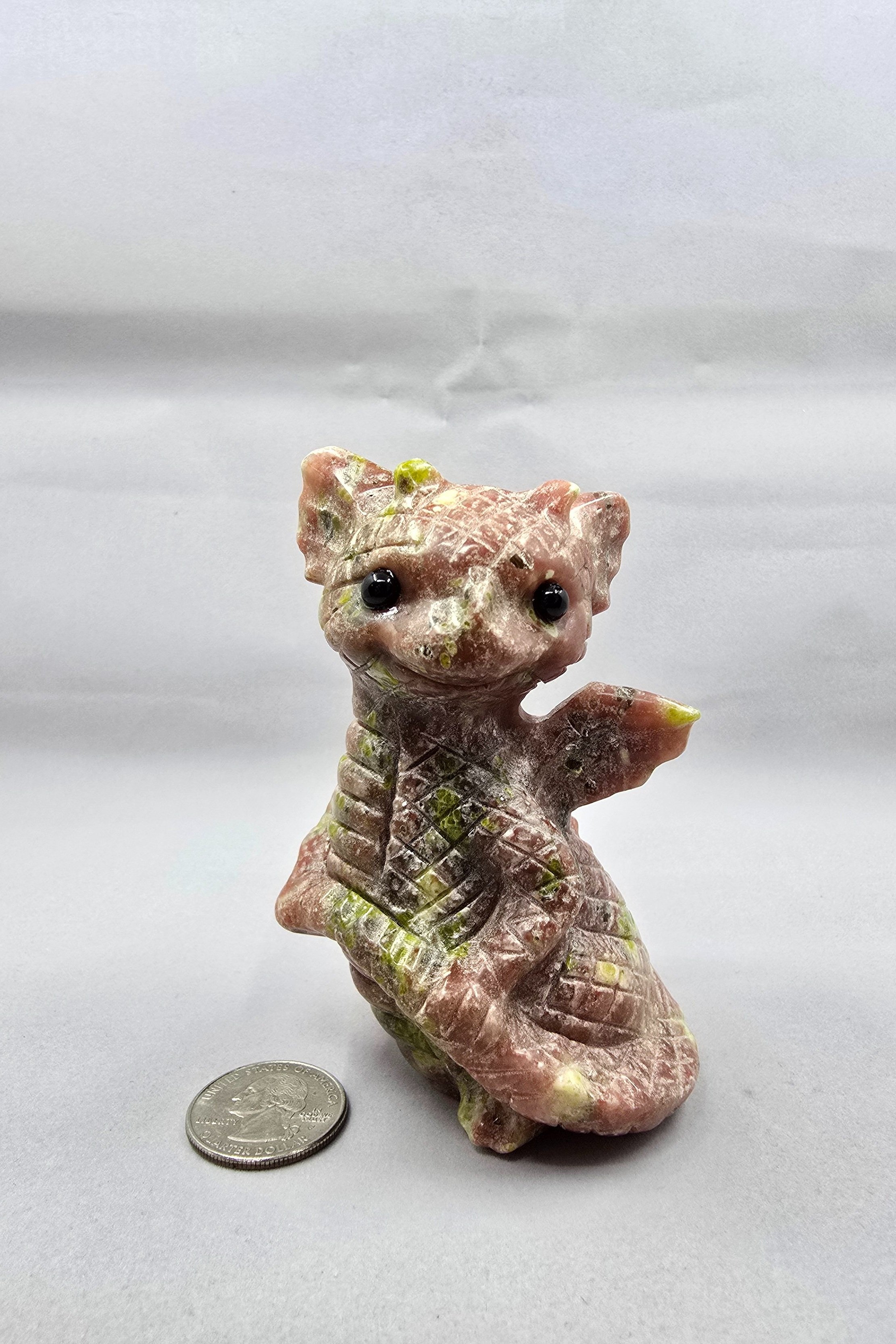 Plum Blossom Jasper Dragon